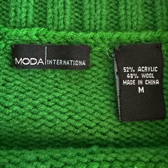 Moda international wool blend sweater - Picture 5 of 6